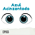 Olho Adesivo Resinado - EP033 Tons de Azul - Azul Claro, Verde Acinzentado, Azul Suave, Azul Céu e Cartela Mista - Imagem 12