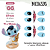 Adesivos Resinados MC0659 S - Azul - Olhos e Bocas - Imagem 1