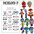 Adesivos Resinados MC0136MD Divertidamente Todos os Personagens - Imagem 2