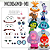 Adesivos Resinados MC0136MD Divertidamente Todos os Personagens - Imagem 1