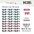 Olhos e Sí­mbolos Adesivos Resinados MC0185 - Imagem 3