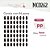 Olhos e s­ímbolos Adesivos Resinados MC0262U PP - Imagem 1