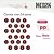 Sí­mbolos Adesivos Resinados MC0214 Cartela com um único Herói  - Tamanho PP - 15mm de altura - 24 s­ímbolos - Imagem 2