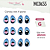 Adesivos Resinados MC0655 - Olhos apaixonados - Imagem 2