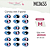 Adesivos Resinados MC0655 - Olhos apaixonados - Imagem 3