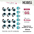 Adesivos Resinados MC01855 - Tamanho GG - Cachorrinha Patrulheira do Gelo - Imagem 1