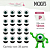 Adesivos Resinados - MC1073 - Olho e Boca Monstrinho Verde - Imagem 2