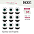 Adesivos Resinados - MC1073 - Olho e Boca Monstrinho Verde - Imagem 1