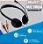 Fone Para Notebook E Pc C/ Microfone Headset Preto - Imagem 3