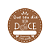 DOCE - ETIQUETA LACRE DELIVERY 5 CM - MARROM - Imagem 1