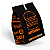 SACO DE PAPEL KRAFT FAST FOOD BLACK EXTRA GRANDE - 35x30x18  C/ 100 UNID - Imagem 1