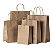 SACOLA PAPEL KRAFT DELIVERY TAMANHO GG C/ 100 UND - LISA - Imagem 1