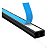 Canaleta 20x10mm 1 Metro Enerbras Com Fita e Divisória - Imagem 1