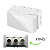 Módulo Interruptor Simples Recta Branco Fosco Blux - Imagem 2