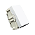 Módulo Interruptor Simples Recta Branco Fosco Blux - Imagem 1