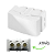 Módulo Interruptor Paralelo Recta Branco Fosco Blux - Imagem 2