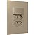 Conj. Tomada Dupla 10A + Interruptor Simples Recta Areia Fosco Blux - Imagem 1
