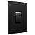 Conjunto Interruptor Simples Recta Preto Fosco Blux - Imagem 1