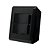 Conjunto Interruptor Duplo Simples Overlap Grafite Blux - Imagem 1