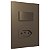 Conjunto Interruptor Paralelo + Tomada 20A Recta Corten Fosco Blux - Imagem 1
