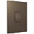 Conjunto Interruptor Simples Recta Corten Fosco Blux - Imagem 1