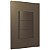 Conj. Interruptor Triplo Simples Recta Corten Fosco Blux - Imagem 1