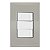 Conjunto Interruptor Duplo Simples Liz Fendi Tramontina - Imagem 1