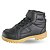 Bota Baby Infantil Preta Tratorada Fecho Elástico Casual Botinho 369ca - Imagem 2