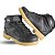 Bota Baby Infantil Preta Tratorada Fecho Elástico Casual Botinho 369ca - Imagem 3