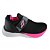 Tênis Infantil States Preto Pink Elástico Lateral Conforto Botinho ST470 - Imagem 1