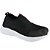 Tênis Infantil Preto Lycra Calce Fácil Antiderrapante Conforto Colegial ST465 - Imagem 1