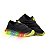 Tênis de Led Preto Verde Luzinha Infantil Casual BT1201 - Imagem 2