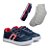 Kit Tênis + Cinto + Meias Infantil Azul Marinho Colegial K880 - Imagem 1