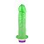 PRÓTESE GLOW COM VIBRO PB BRILHA NO ESCURO - 16,5 x 3,6cm - Imagem 1