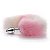 PLUG ANAL COM RABO E TIARA ROSA COM BRANCO - Imagem 4