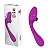 VIBRADOR DE PONTO G COM SUGADOR CLITORIANO DINA - Imagem 1