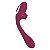 VIBRADOR DE PONTO G COM SUGADOR CLITORIANO DINA - Imagem 2
