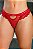 CALCINHA SEXY COM ABERTURA NO FUNDO FEITA EM TULE TRABALHADO - Imagem 1