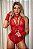 BODY JENIFER, BODY SEM BOJO EM RENDA COM RECORTES ACENTUADOS. - Imagem 1