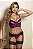 CROPPED DE RENDA PINK FLUORESCENTE - Imagem 1