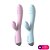 VIBRADOR RECARREGÁVEL PONTO G COM ESTÍMULO CLITORIANO - Imagem 1