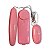 VIBRADOR BULLET DUPLO MULTIVELOCIDADE A PILHA COR ROSA - Imagem 1