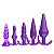 KIT COM 5 PLUG ANAL - Imagem 1