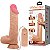 PRÓTESE REALÍSTICO COM VIBRO MULTI VELOCIDADE 21,8x4,6cm - Imagem 1