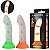 PRÓTESE DILDO COM VENTOSA BRILHA NO ESCURO - Imagem 1