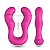 VIBRADOR DE PONTO G E CLITORIANO FLEXÍVEL COM CONTROLE REMOTO - Imagem 2