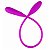VIBRADOR DE PONTO G E CLITORIANO COM DEDILHAR DUAS PONTAS  SNAKY - Imagem 2