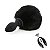 PLUG ANAL EM SILICONE COM VIBRO POMPOM M - Imagem 3