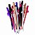 KIT COM 10 CANUDOS EM FORMATO DE PENIS COLORIDOS - Imagem 1