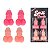 KIT COM 4 VELAS EM FORMATO DE PENIS - Imagem 1